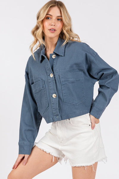 Cropped Denim Jacket