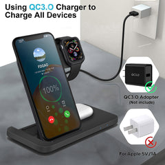 3in1 Wireless Fast Charger