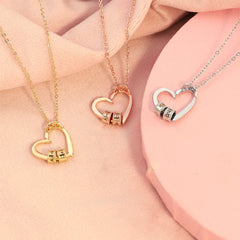 Personalized Heart Necklace