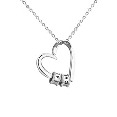 Personalized Heart Necklace