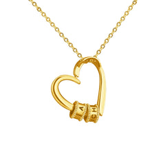 Personalized Heart Necklace