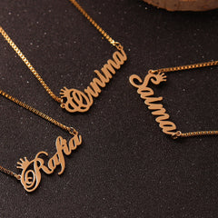 Personalized Gold Necklace