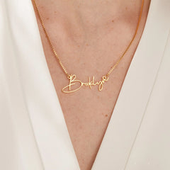 Personalized Gold Necklace