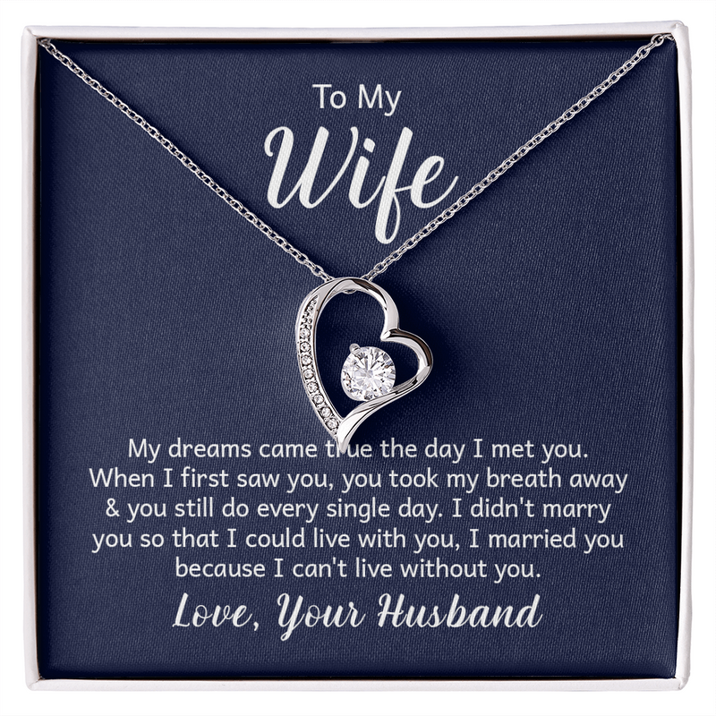 Forever Love Necklace - To My Wife