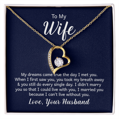 Forever Love Necklace - To My Wife