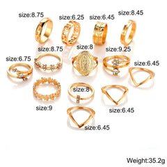 Medallion Ring Set